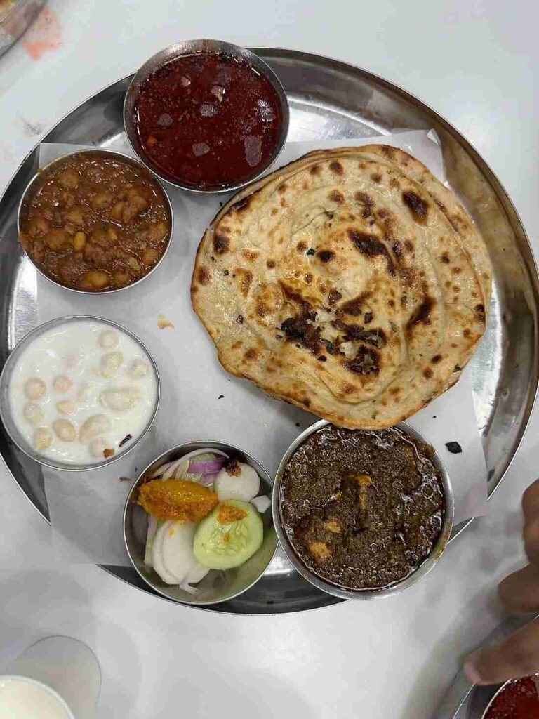 Kesar Da Dhaba Amritsar Punjabi thali dal makhani roti lassi pickle
