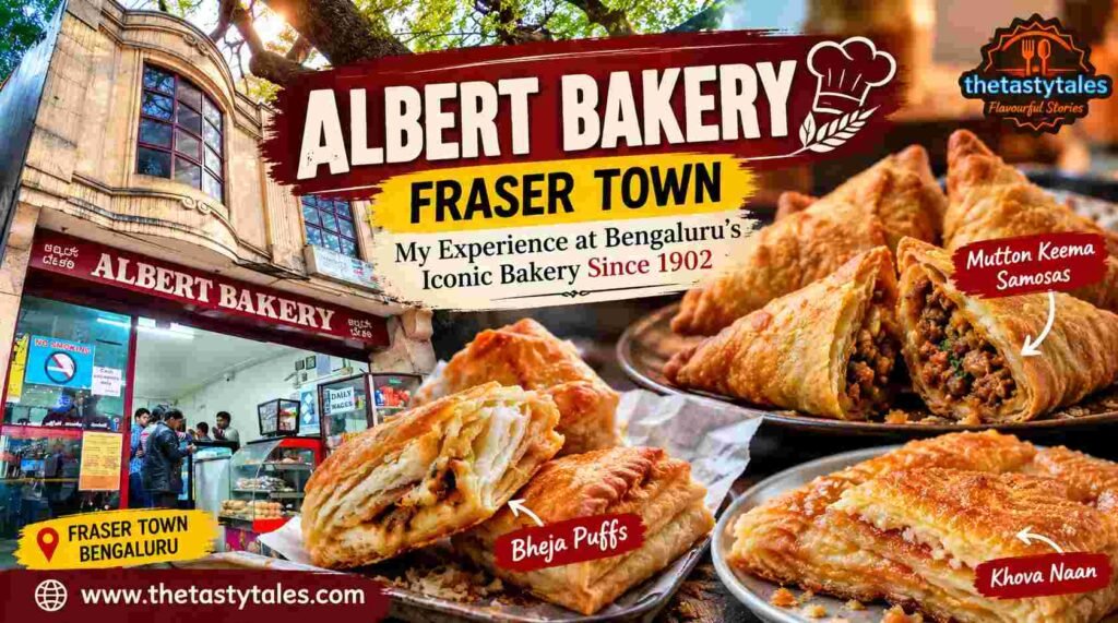 Albert Bakery Fraser Town review featuring Mutton Keema Samosas, Bheja Puffs and Khova Naan