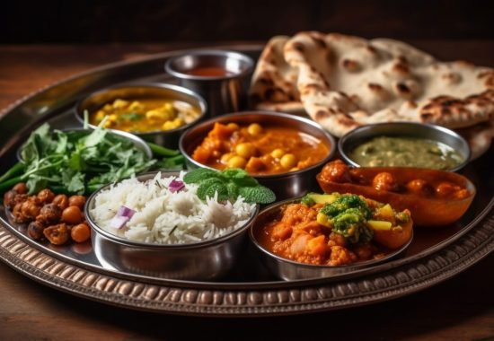 pancake with sweet topings ingredients generated by artificial intelligence